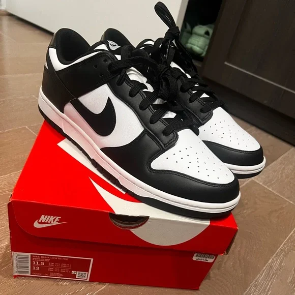 Shoes | Dunk Low Black And White Never Been Worn | Poshmark display picture 3